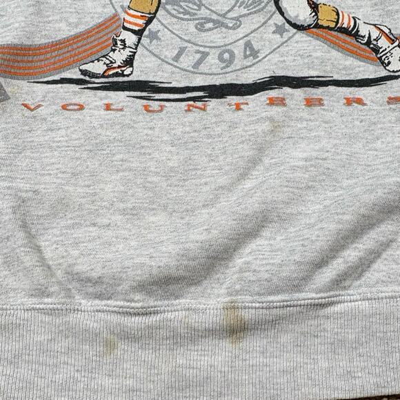 Vintage University of Tennessee Volunteers Sweatshirt Mens XL Gray Girardin NCAA - Picture 7 of 8
